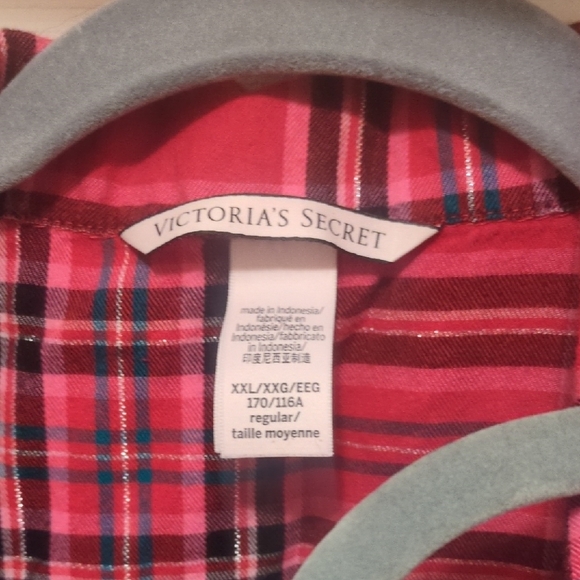 Victoria's Secret Red Plaid Pajama Set - Picture 2 of 5